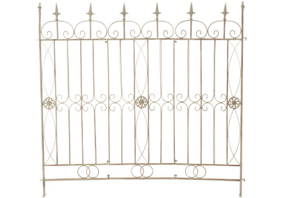 Reja De Jardín Mangold En Metal Crema antiguo