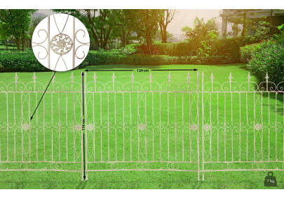 Reja De Jardín Mangold En Metal Crema antiguo