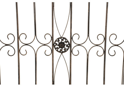 Reja De Jardín Mangold En Metal Bronce