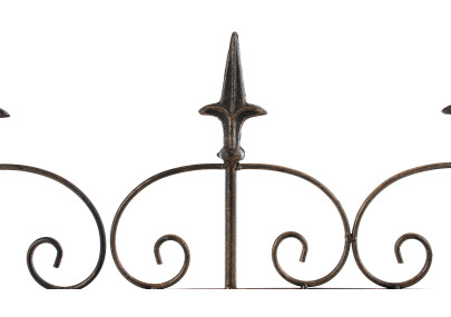 Reja De Jardín Mangold En Metal Bronce