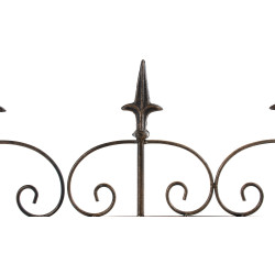 Reja De Jardín Mangold En Metal Bronce