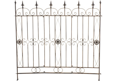 Cl?ture de jardin Mangold en bronze