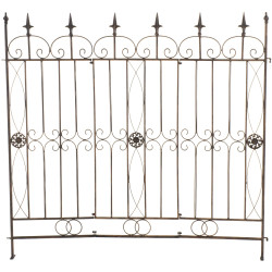 Cl?ture de jardin Mangold en bronze