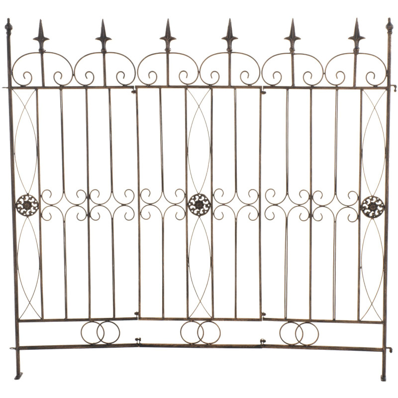 Clôture de jardin Mangold en bronze
