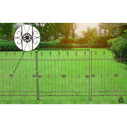 Cl?ture de jardin Mangold en bronze