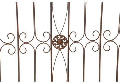 Cl?ture de jardin Mangold marron antique