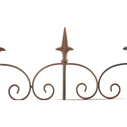 Cl?ture de jardin Mangold marron antique