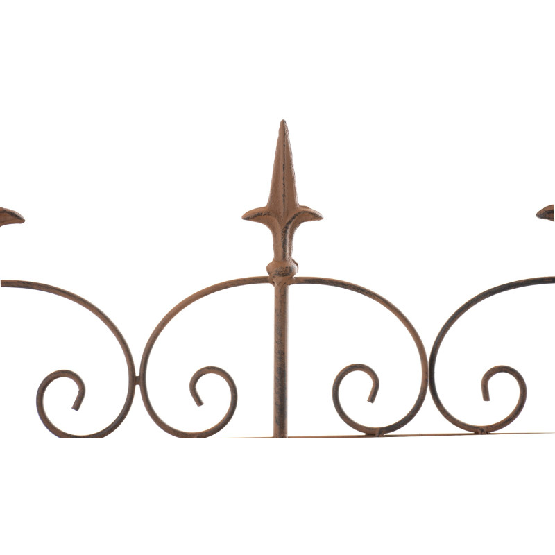 Cl?ture de jardin Mangold marron antique