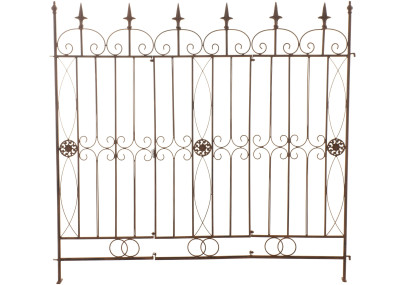 Reja De Jardín Mangold En Metal Marrón antiguo