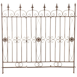 Reja De Jardín Mangold En Metal Marrón antiguo