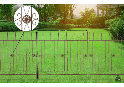 Reja De Jardín Mangold En Metal Marrón antiguo