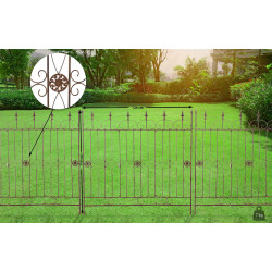 Reja De Jardín Mangold En Metal Marrón antiguo