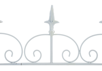 Reja De Jardín Mangold En Metal Blanco