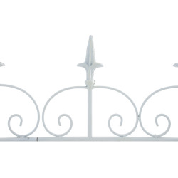 Reja De Jardín Mangold En Metal Blanco