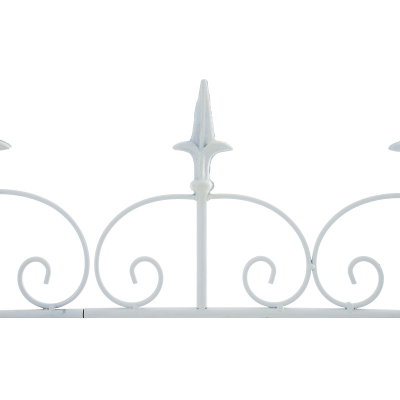 Clôture de jardin Manchard blanche