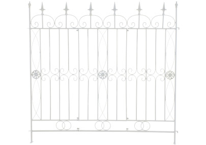 Reja De Jardín Mangold En Metal Blanco