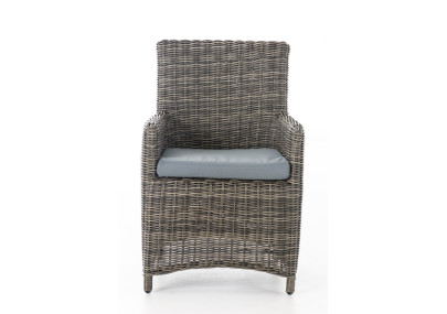 Chaise Fontana / Saint Marlo gris fer 5 mm gris chiné