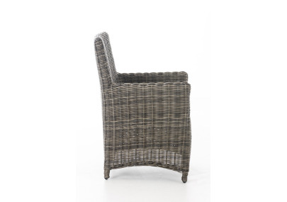 Chaise Fontana / Saint Marlo gris fer 5 mm gris chiné