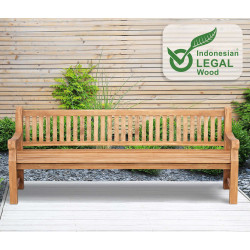 Banc en teck Jackson V2 240 cm