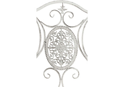 Sedia in Ferro da Giardino Sibell bianco antico