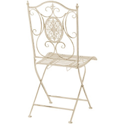 Fauteuil Sibell, crème antique