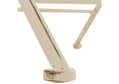 Silla De Jardín Plegable Sibell Crema antiguo