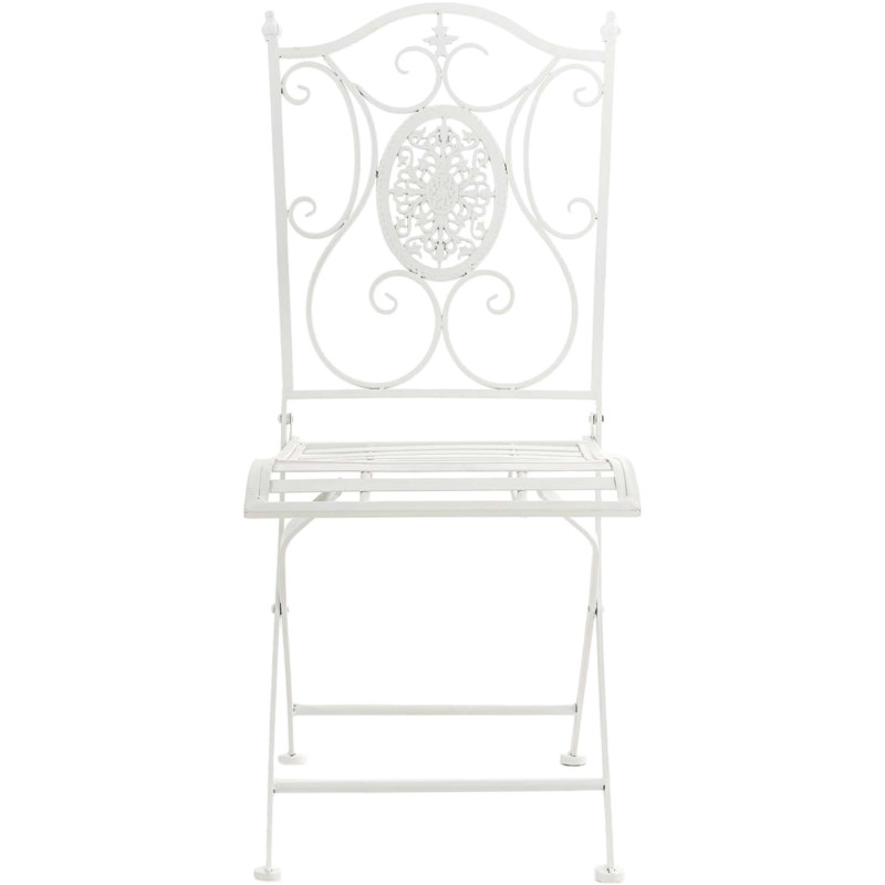 Silla De Jardín Plegable Sibell Blanco