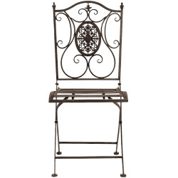 Silla De Jardín Plegable Sibell Bronce