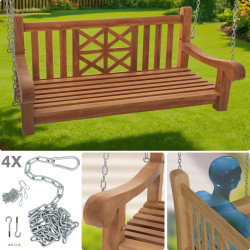 Banco mecedora Farm Teca,120 cm