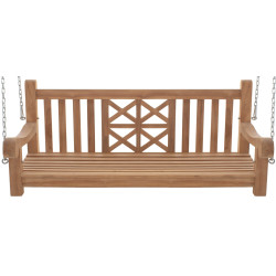 Panchina a dondolo Farm tek,150 cm