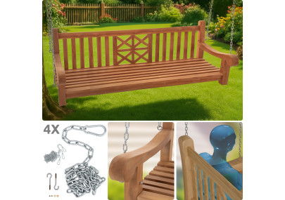 Banco mecedora Farm Teca,180 cm