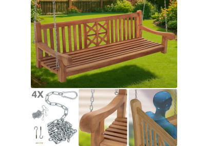 Balancelle de ferme 200 cm en teck