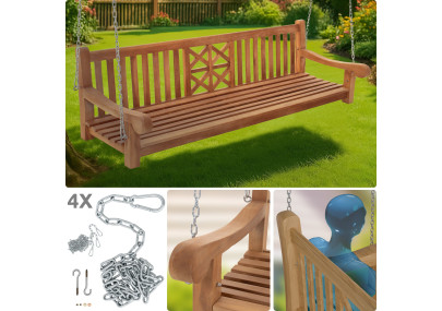 Balancelle de ferme 220 cm en teck