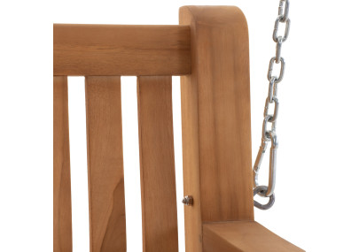 Banc suspendu en teck Joyce 200 cm