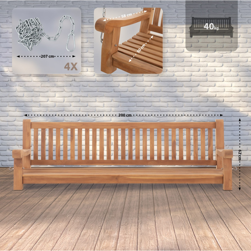 Schaukelbank Joyce 200 cm