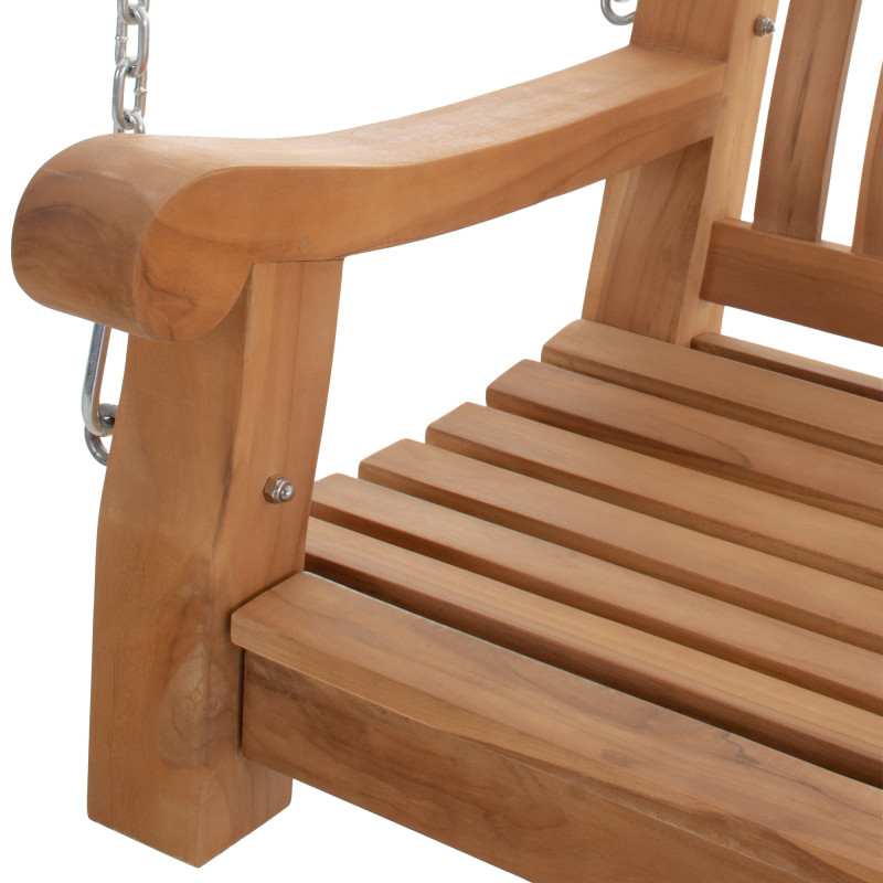 Banc suspendu Joyce, 220 cm, teck