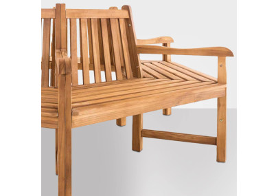 Banc Sonja avec accoudoirs, 200 cm, teck