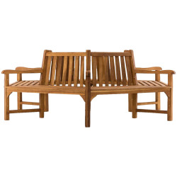 Banc Sonja avec accoudoirs, 250 cm, teck