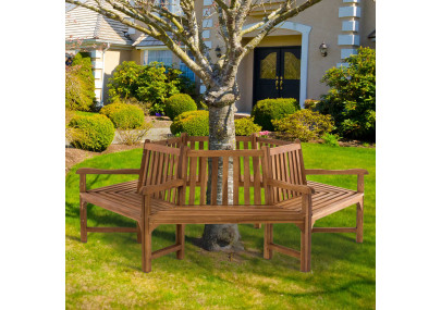 Banc Sonja avec accoudoirs, 250 cm, teck