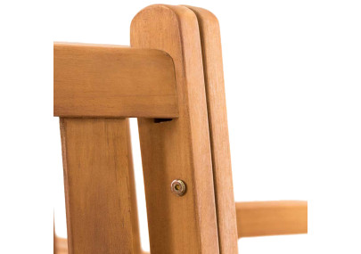 Banc Sonja avec accoudoirs, 250 cm, teck