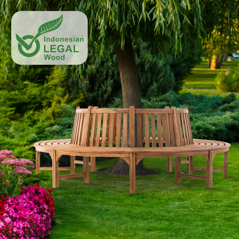 Banc Novum, env. 250 cm, teck