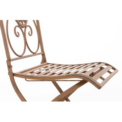 Ensemble de sièges Aldeano, brun antique