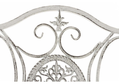 Groupe de sièges Aldeano blanc antique