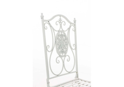 Conjunto de Mesa & 2 Sillas Plegables Aldeano Blanco