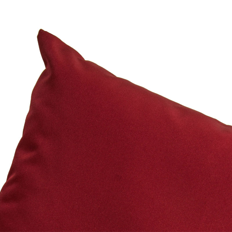 Ensemble de housses de coussins pour le salon Hawaii, rouge rubis