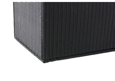 Caja de cojín negra cómoda de 5 mm y 125