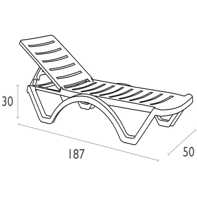 Ensemble de bain de soleil 4 pièces blanc aqua