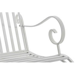 Ensemble de 2 fauteuils à bascule blancs Smilla