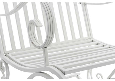 Set de 2 Mecedoras de hierro Smilla Blanco
