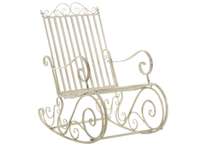 Ensemble de 2 fauteuils à bascule Smilla crème antique